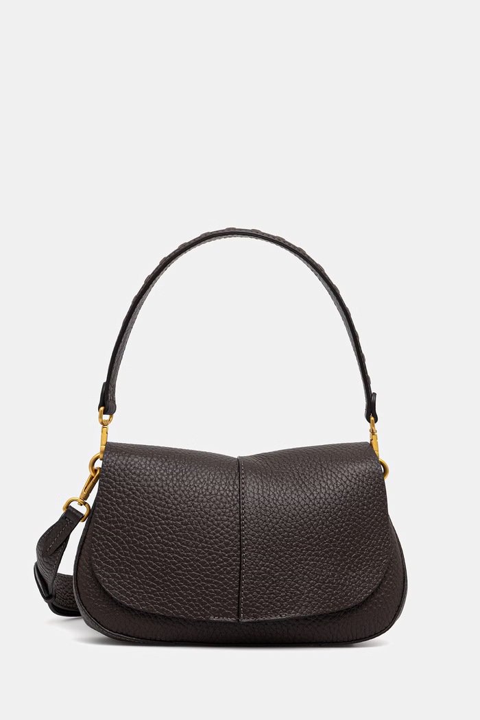 Gianni Chiarini torebka crossbody damska skórzana HELENA ROUND brązowy BS.12718.RNG