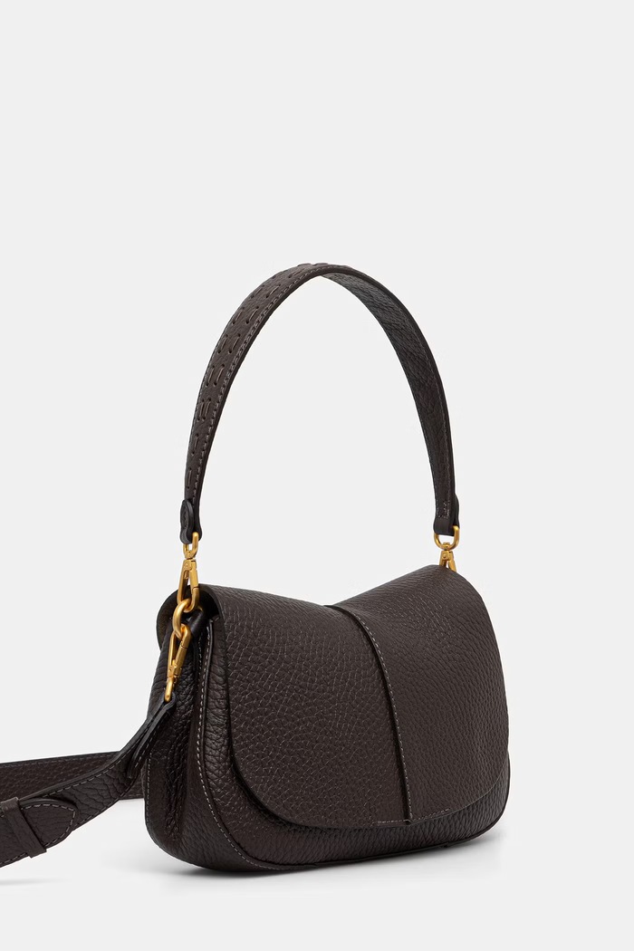 Gianni Chiarini torebka crossbody damska skórzana HELENA ROUND BS.12718.RNG brązowy AW26