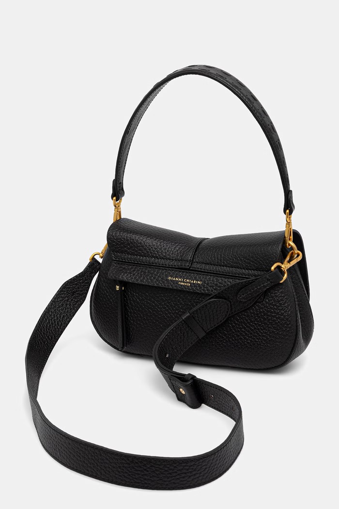 Akcesoria Gianni Chiarini torebka crossbody damska skórzana HELENA ROUND BS.12718.RNG czarny