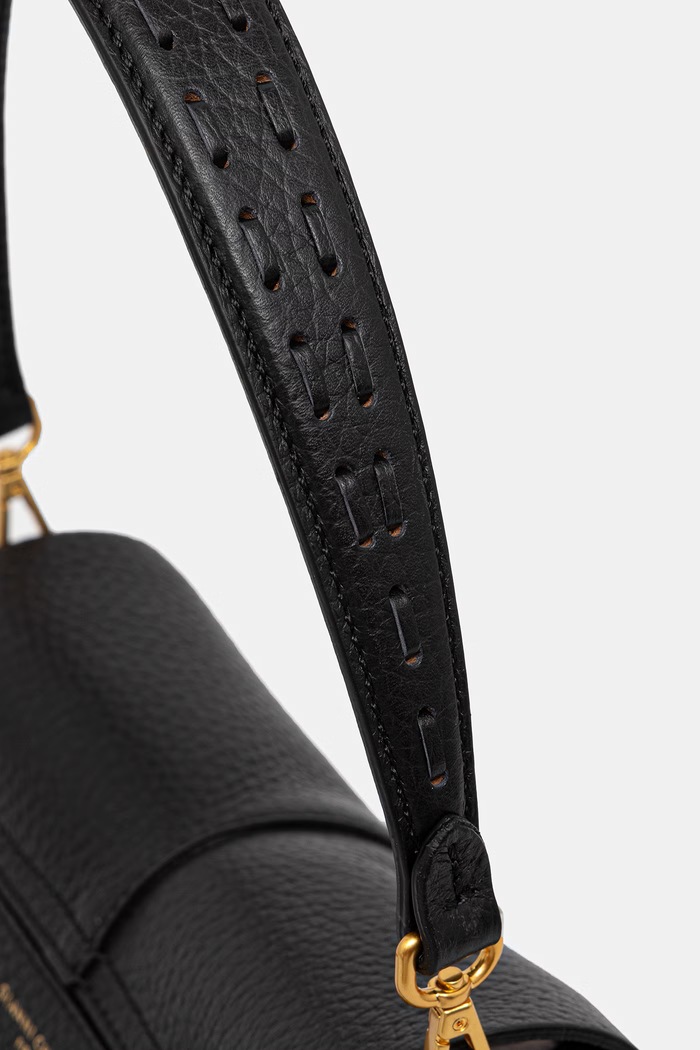 Gianni Chiarini torebka crossbody damska skórzana HELENA ROUND czarny BS.12718.RNG