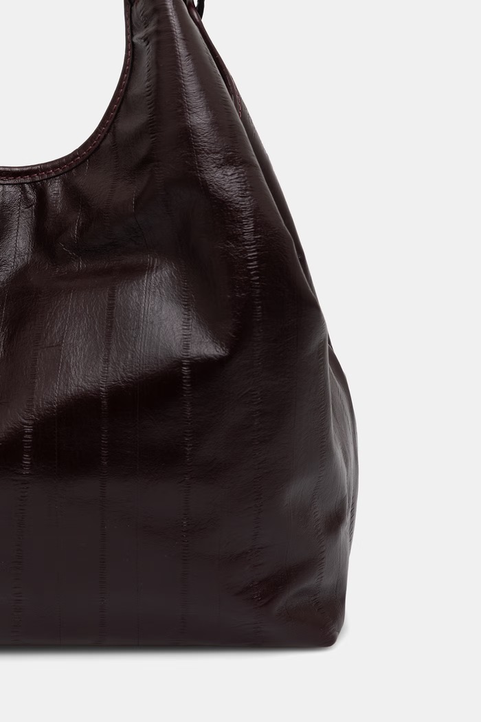 Akcesoria Gianni Chiarini torebka tote damska skórzana DUA BS.12680.EEL.PSLY bordowy