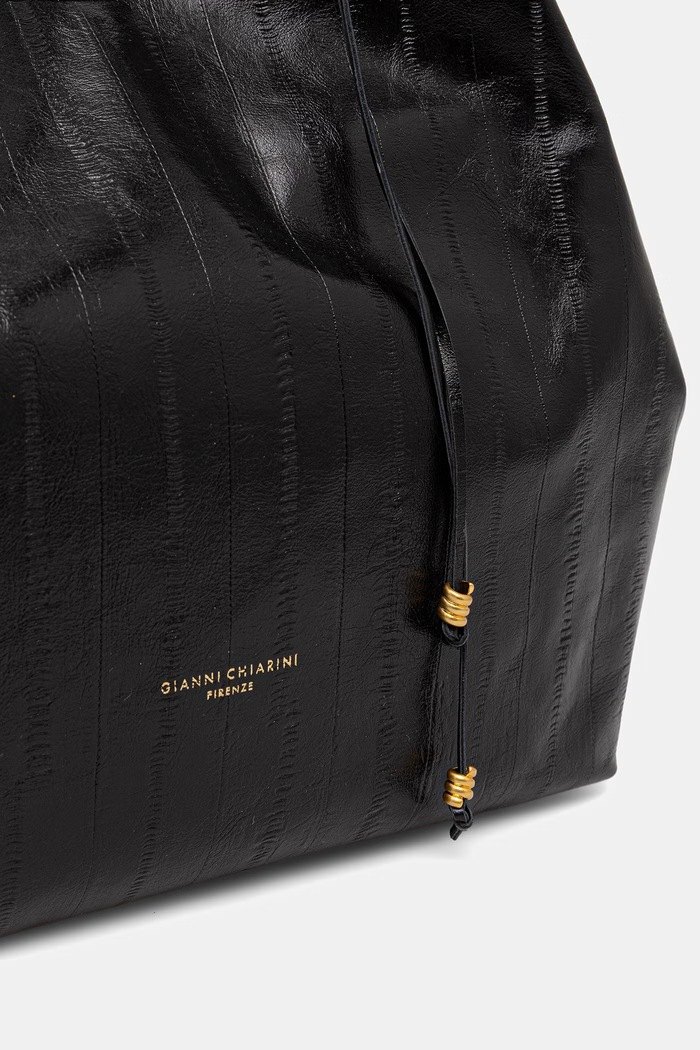 Gianni Chiarini torebka tote damska skórzana DUA BS.12680.EEL.PSLY czarny