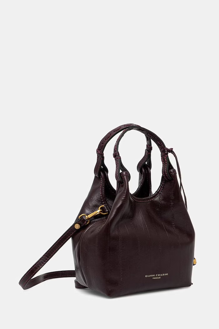 Gianni Chiarini crossbody torbica ženska usnjena DUA BS.12678.EEL.PSLY bordo AW26