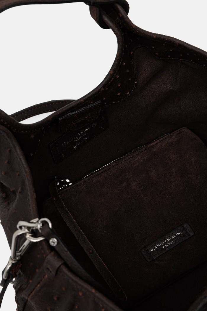 Gianni Chiarini torebka crossbody damska skórzana DUA BS.12669.STEMU brązowy