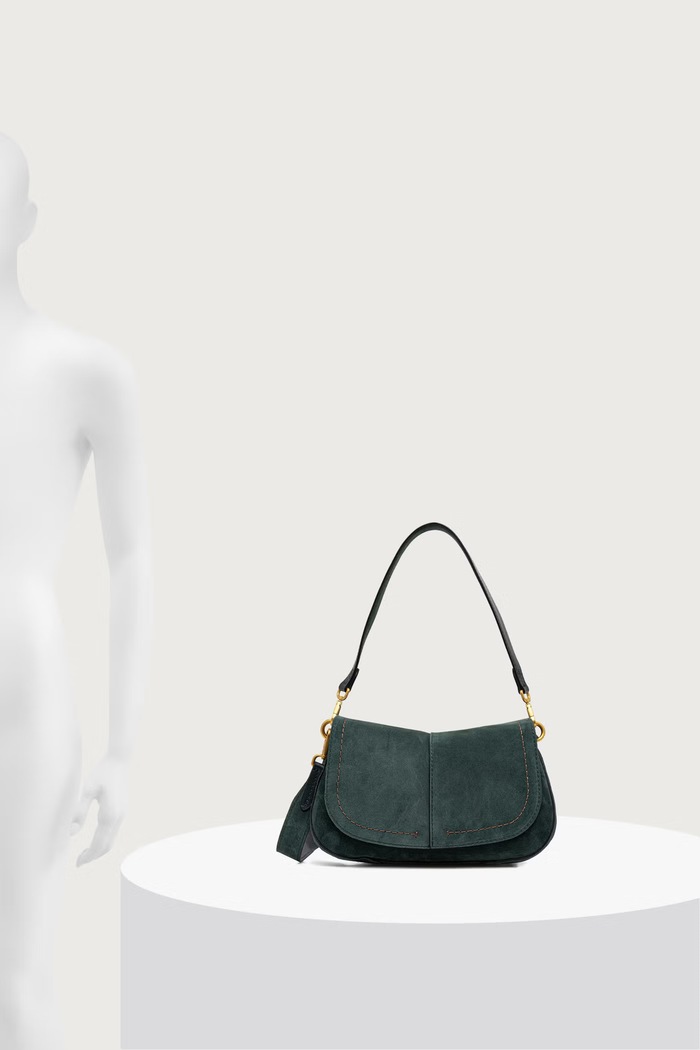 Gianni Chiarini torebka crossbody damska zamszowa HELENA ROUND BS.12618.CM.PL