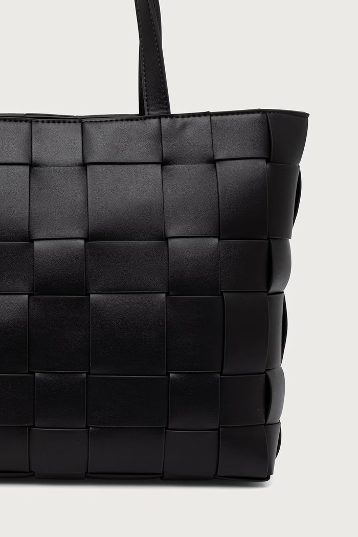 Akcesoria Morgan Torebka shopper damska z imitacji skóry 2LILY czarny