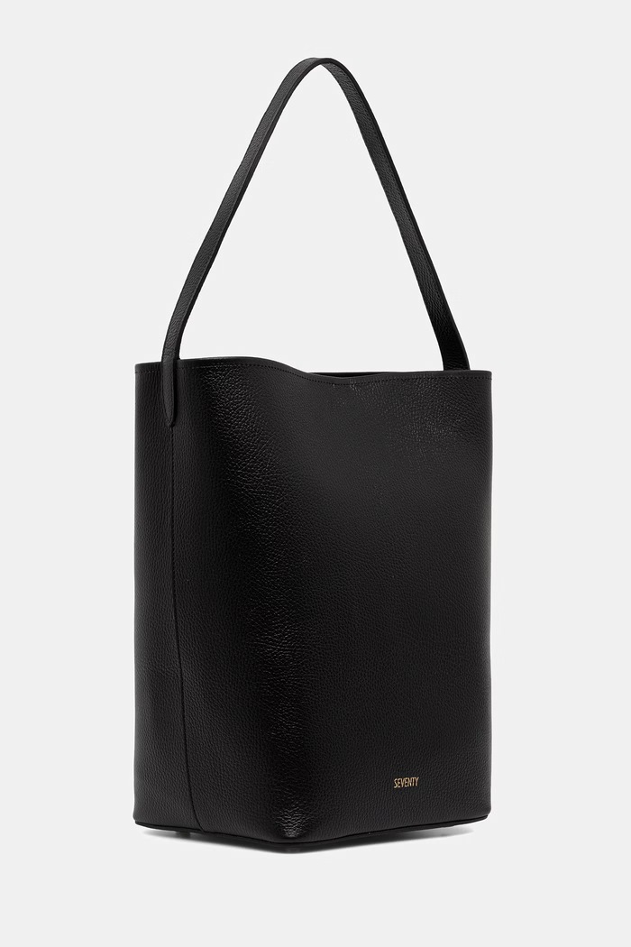Seventy Venezia torebka shopper damska skórzana BO0438.100416 czarny AW26