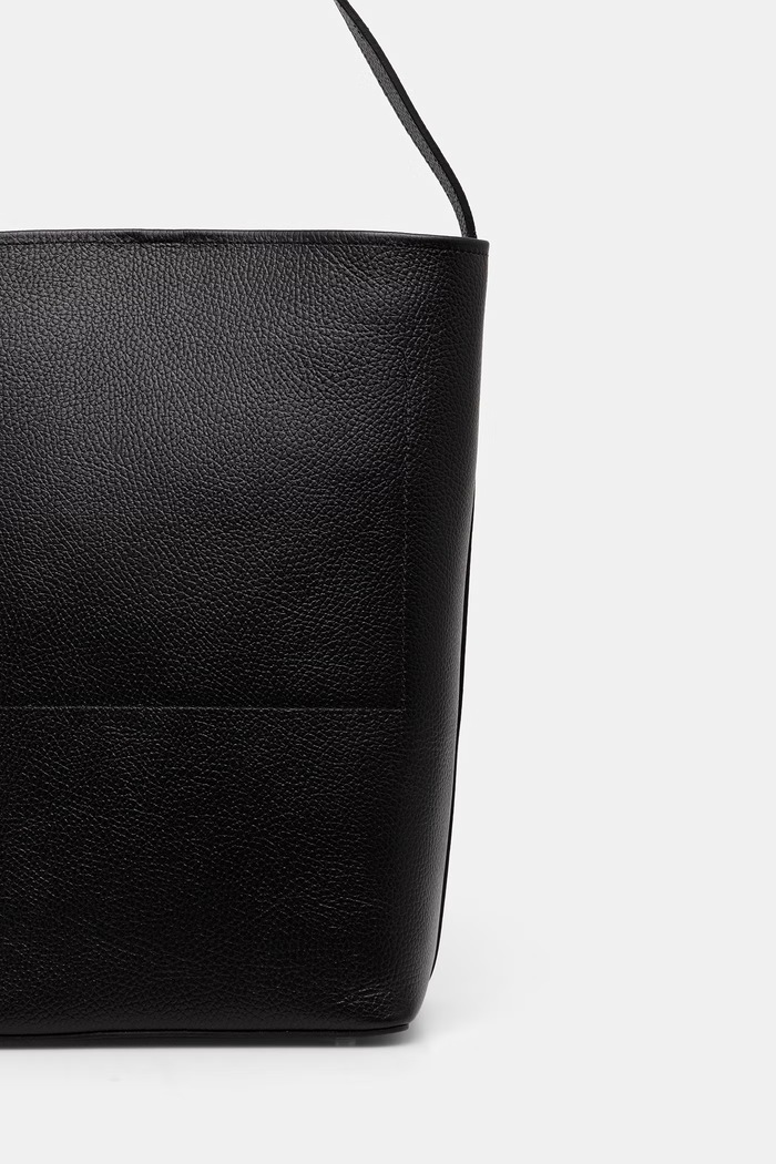 Akcesoria Seventy Venezia torebka shopper damska skórzana BO0438.100416 czarny