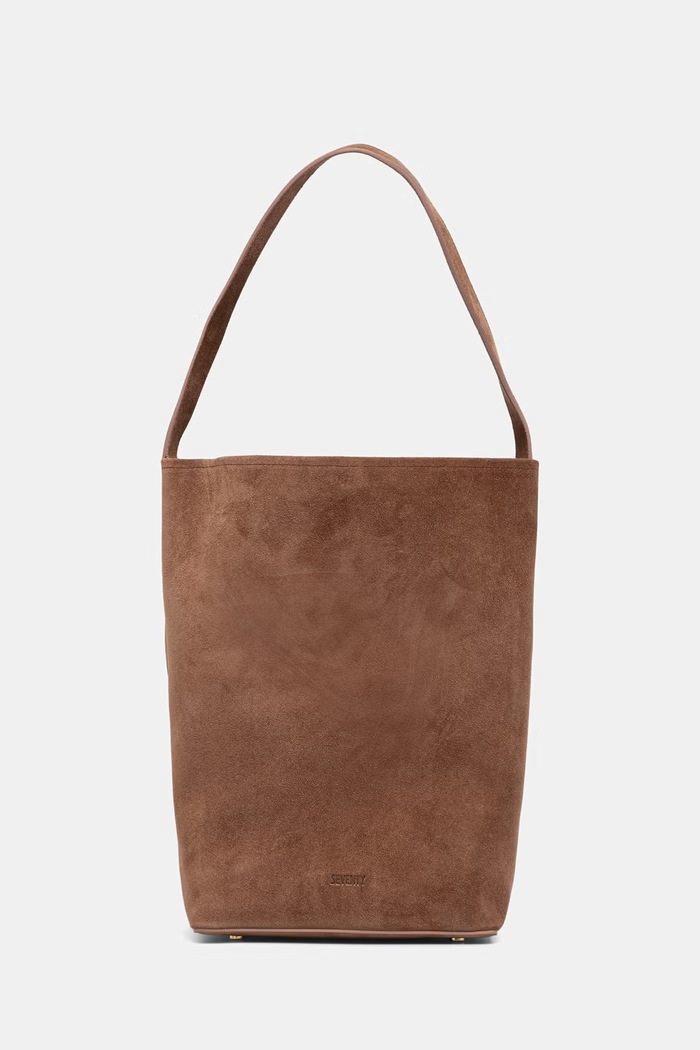 Seventy Venezia torebka shopper damska zamszowa brązowy BO0435.100417