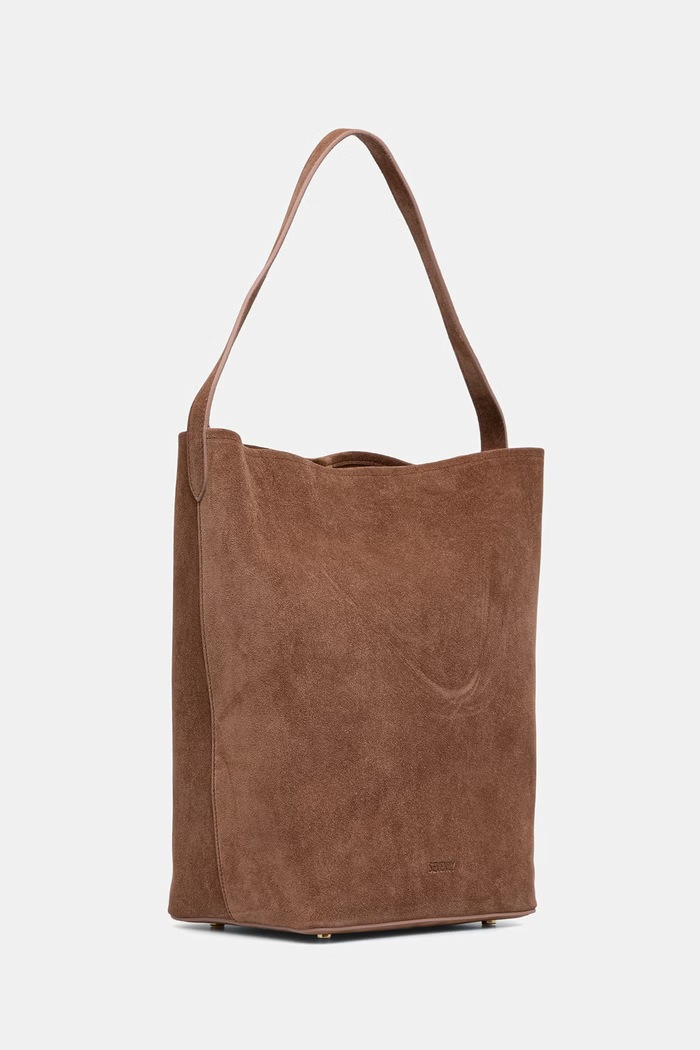 Seventy Venezia torebka shopper damska zamszowa BO0435.100417 brązowy AW26