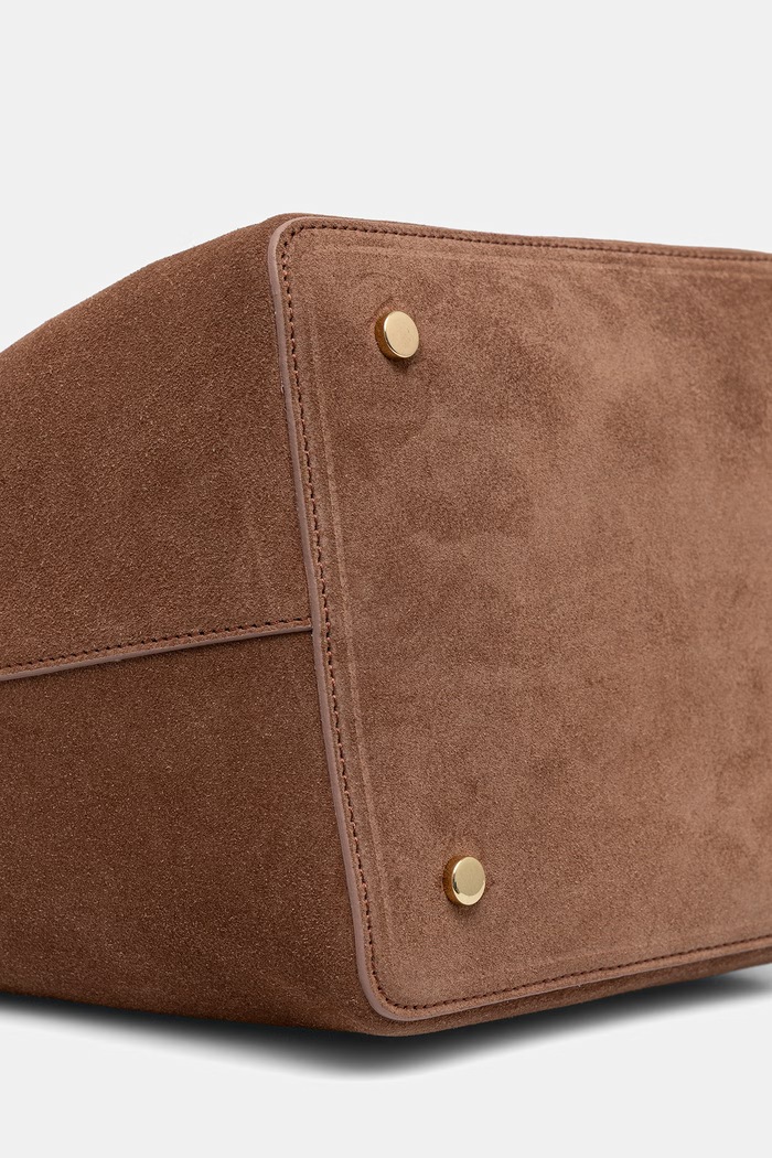 Seventy Venezia torebka shopper damska zamszowa BO0435.100417 brązowy