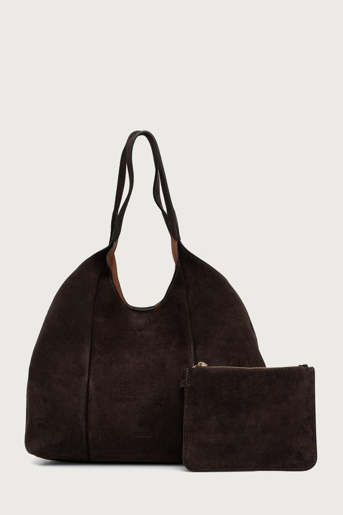 Seventy Venezia Shopper γυναικεία δέρμα σουέτ καφέ BO0436.100417