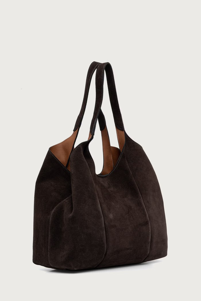 Seventy Venezia Shopper γυναικεία δέρμα σουέτ BO0436.100417 καφέ AW26