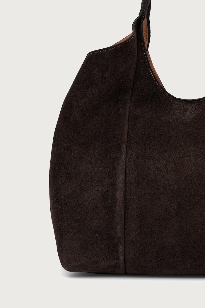 Αξεσουάρ Seventy Venezia Shopper γυναικεία δέρμα σουέτ BO0436.100417 καφέ