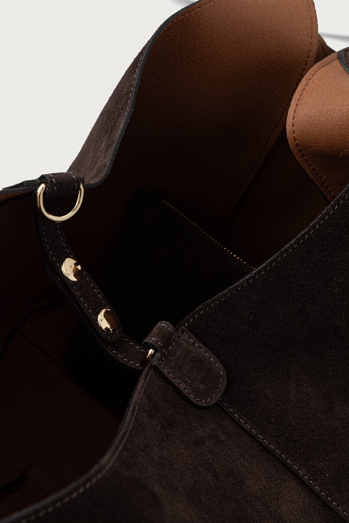 Shopper γυναικεία δέρμα σουέτ Seventy Venezia καφέ BO0436.100417