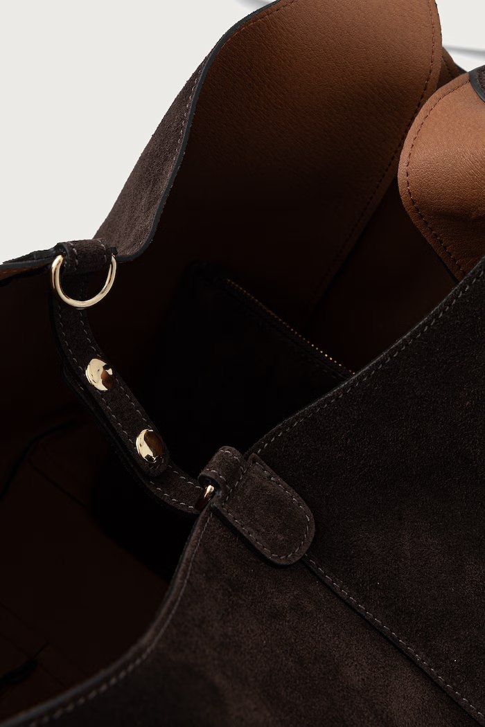 Shopper γυναικεία δέρμα σουέτ Seventy Venezia καφέ BO0436.100417