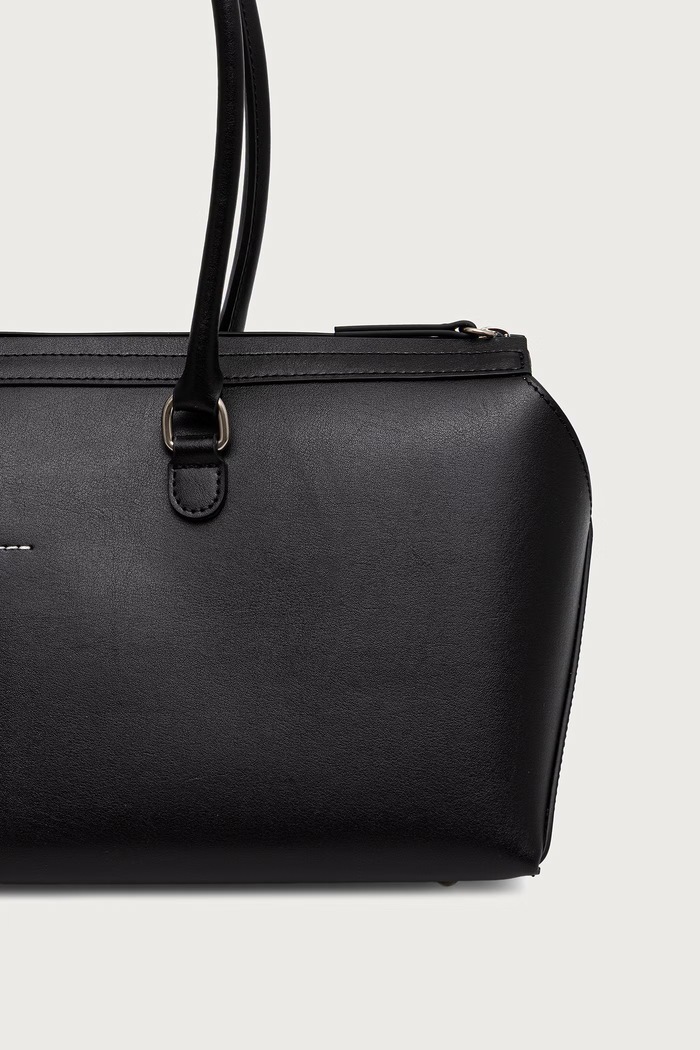 Akcesoria MM6 Maison Margiela Torebka bagietka damska skórzana SB6ZH0041.P9061 czarny