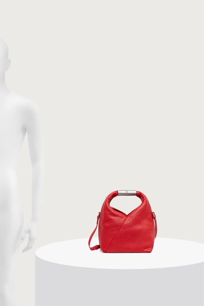 Torebka crossbody damska skórzana MM6 Maison Margiela czerwony SB6WD0042.P9068