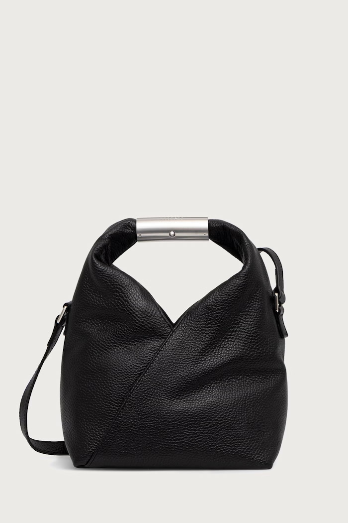 MM6 Maison Margiela Torebka crossbody damska skórzana czarny SB6WD0042.P9068
