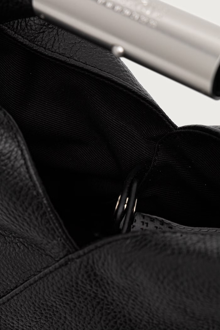 Torebka crossbody damska skórzana MM6 Maison Margiela czarny SB6WD0042.P9068
