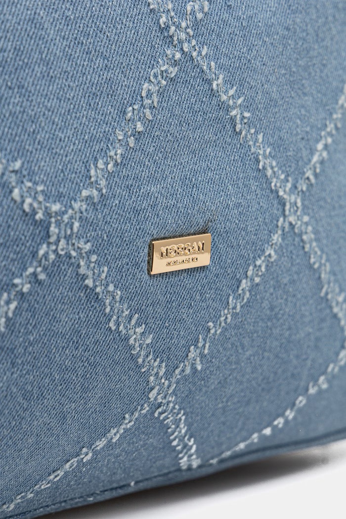 Morgan torebka tote damska jeansowa niebieski 2LOSAN