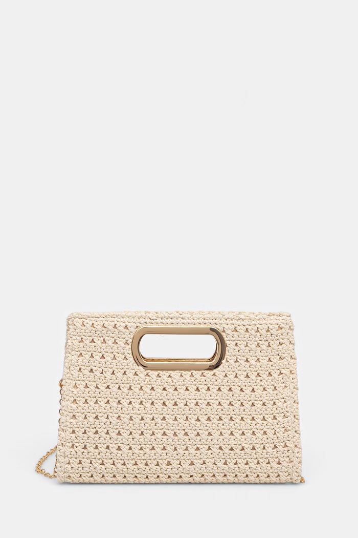 Morgan torebka crossbody damska pleciona beżowy 2ALOHA