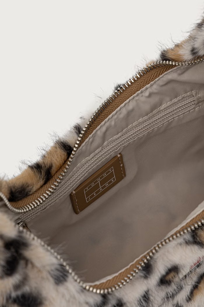 Torebka hobo damska Tommy Jeans beżowy AW0AW19264