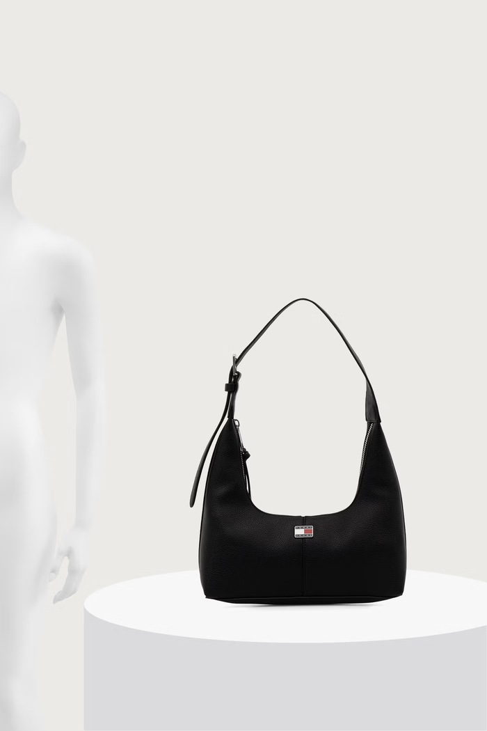 Tommy Jeans Torebka hobo damska z imitacji skóry AW0AW19059