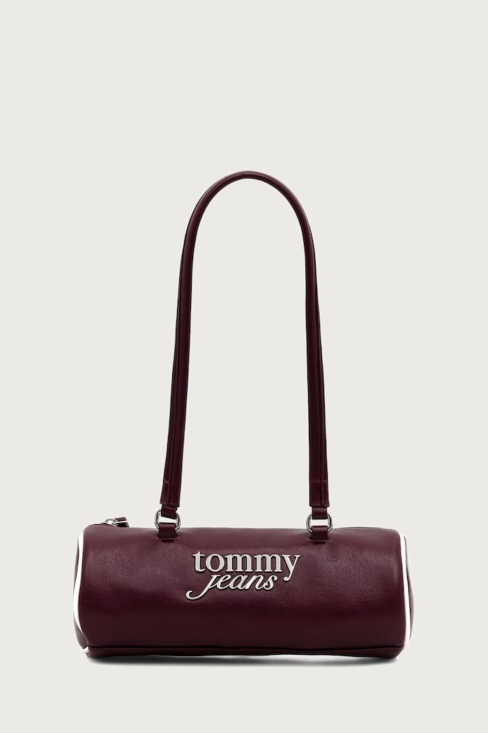 Tommy Jeans Torebka damska z imitacji skóry bordowy AW0AW19055
