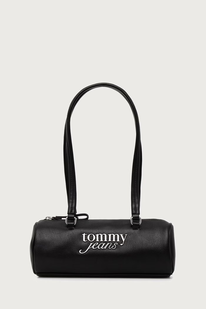 Tommy Jeans Kabelka dámska z imitácie kože čierna AW0AW19055