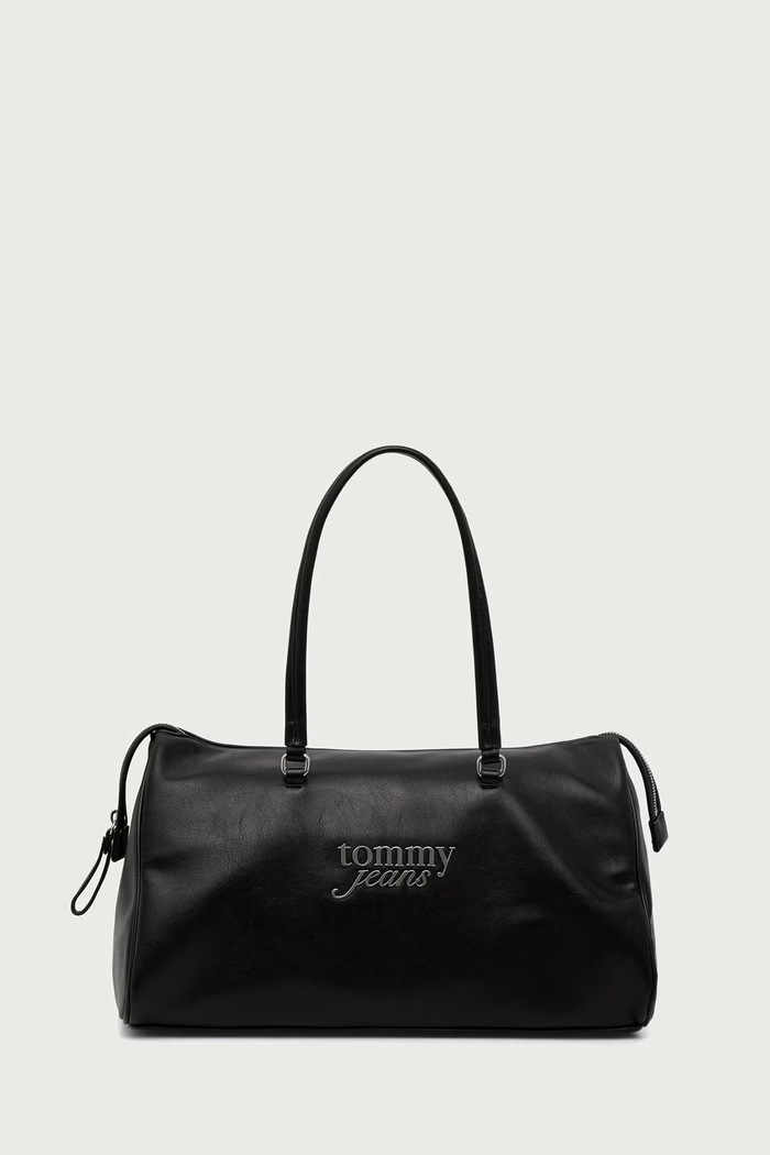Tommy Jeans Kabelka typu tote dámska z imitácie kože čierna AW0AW19054