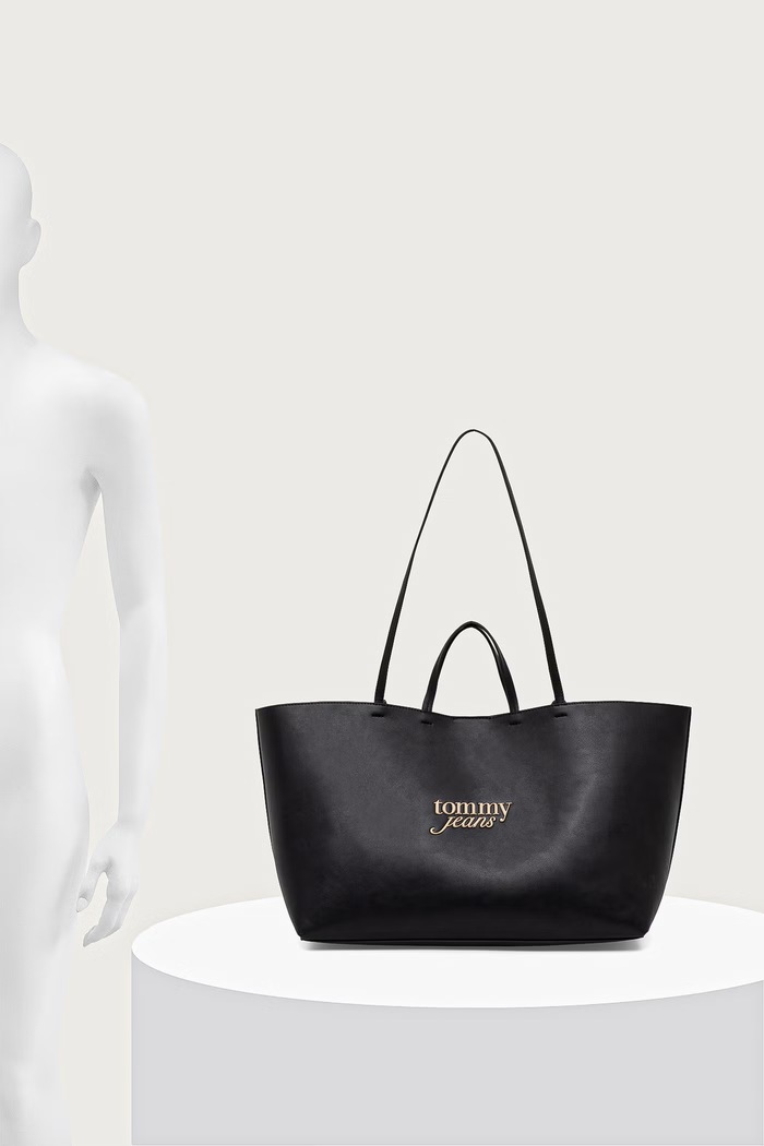 Tommy Jeans Kabelka typu shopper dámska z imitácie kože AW0AW19051