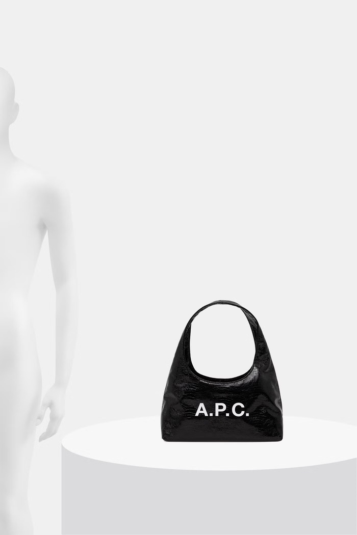 A.P.C. baby ninon torebka shopper damska z imitacji zamszu PUACC.F67027