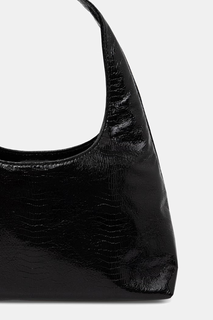 Akcesoria A.P.C. baby ninon torebka shopper damska z imitacji zamszu PUACC.F67027 czarny