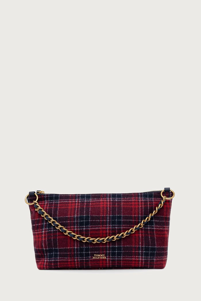 Tommy Hilfiger Nákupní taška dámská s vlnou námořnická modř AW0AW19513