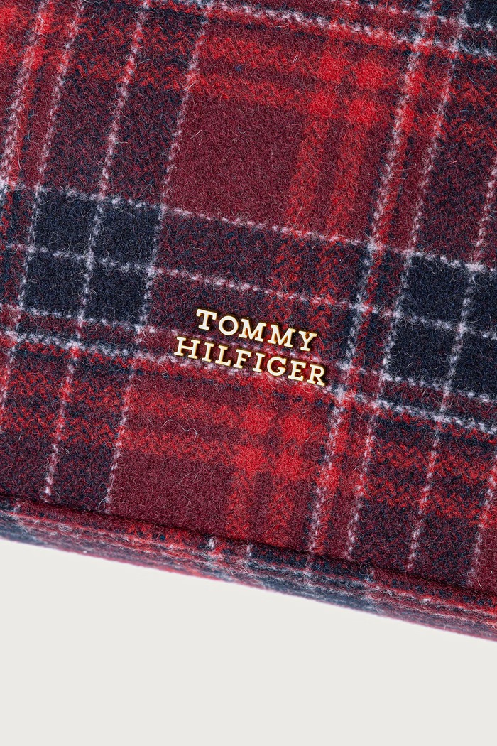 Nákupní taška dámská s vlnou Tommy Hilfiger AW0AW19513 námořnická modř
