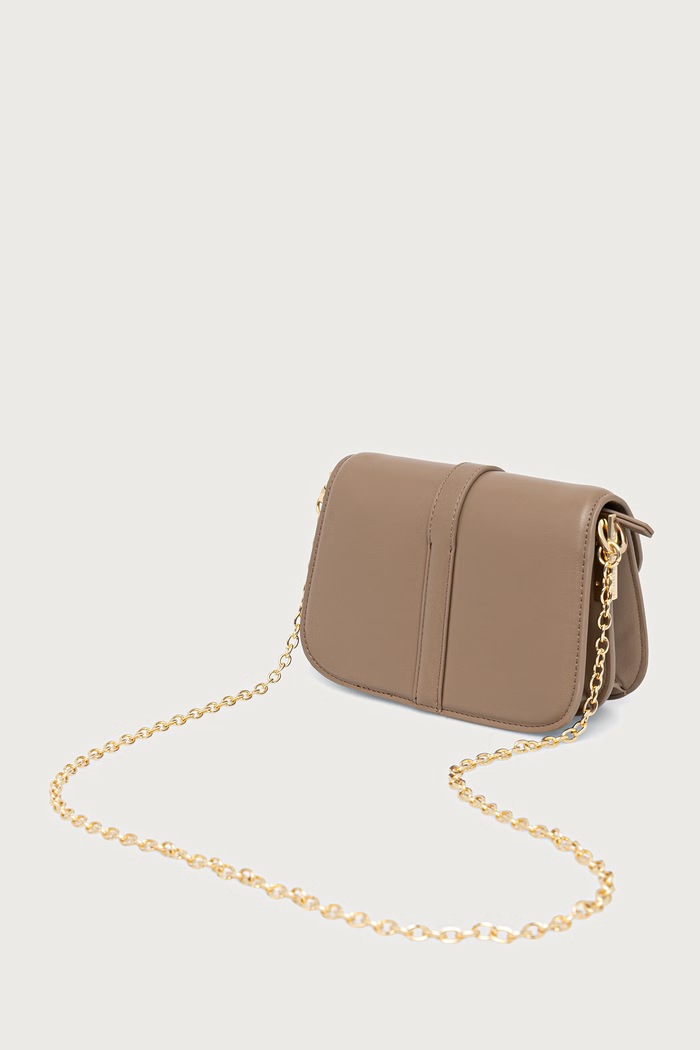 Аксесоари Tommy Hilfiger чанта crossbody дамска от имитация на кожа AW0AW19319 бежов