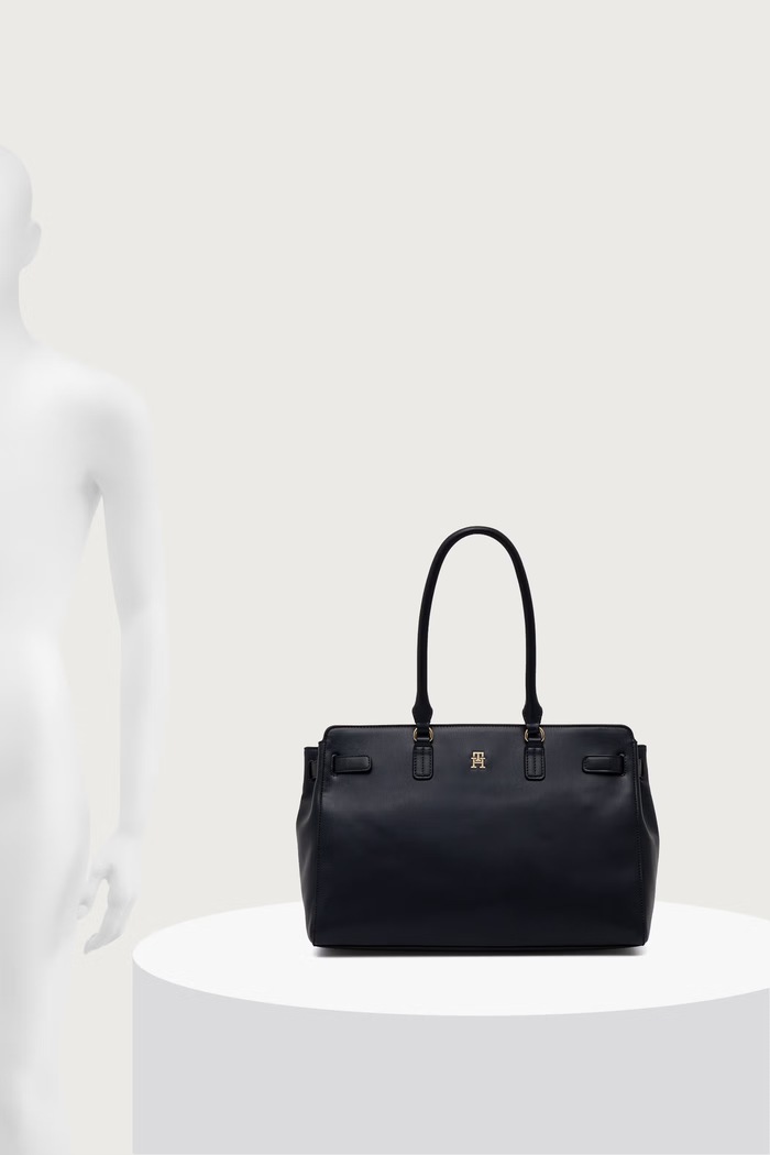 Tommy Hilfiger torebka shopper damska z imitacji skóry AW0AW19317