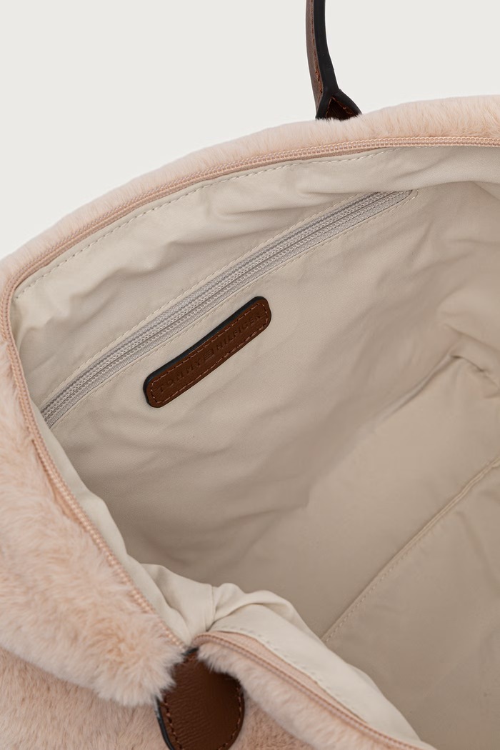 Tote torba ženska Tommy Hilfiger bež AW0AW19310