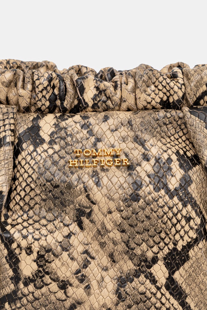 Tommy Hilfiger torebka crossbody damska skórzana AW0AW19286 brązowy