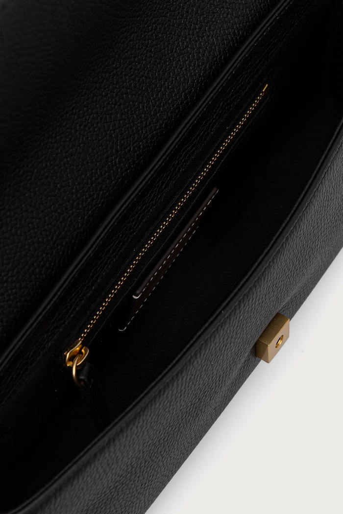 Tommy Hilfiger torebka damska skórzana AW0AW19214 czarny