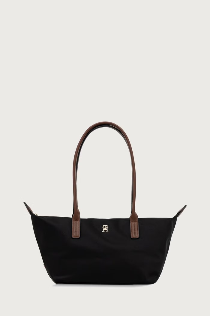 Tommy Hilfiger Kabelka typu shopper dámska čierna AW0AW19211