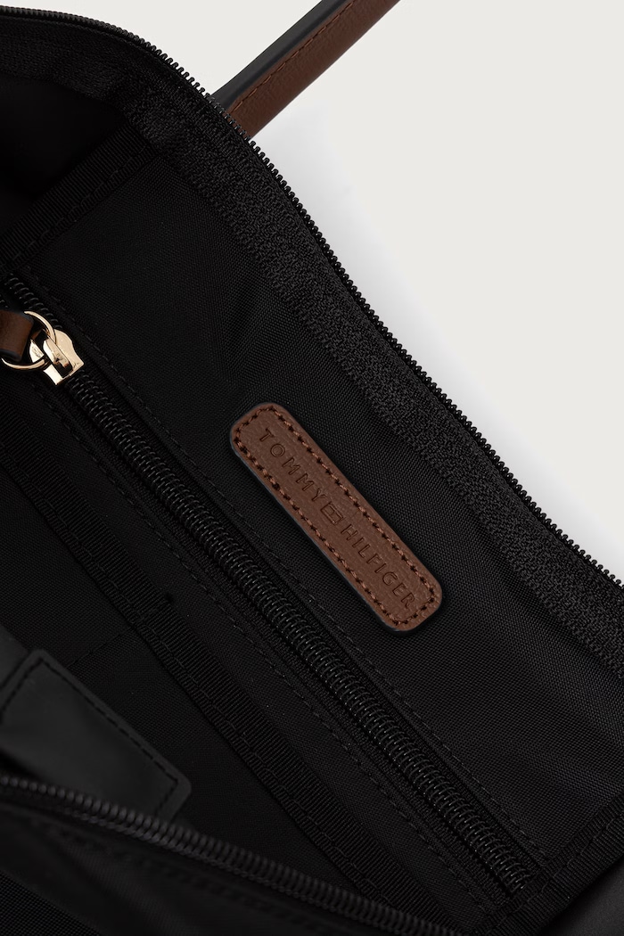 Kabelka typu shopper dámska Tommy Hilfiger čierna AW0AW19211