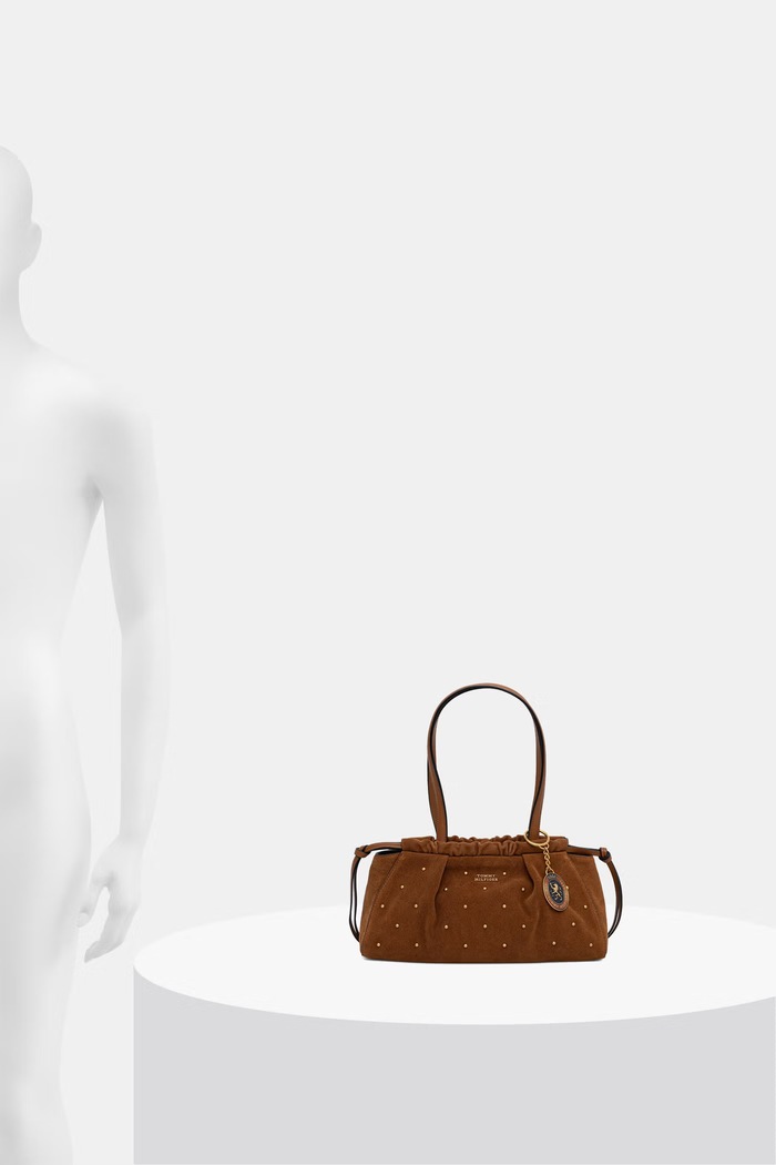 Tommy Hilfiger torebka damska zamszowa AW0AW19202