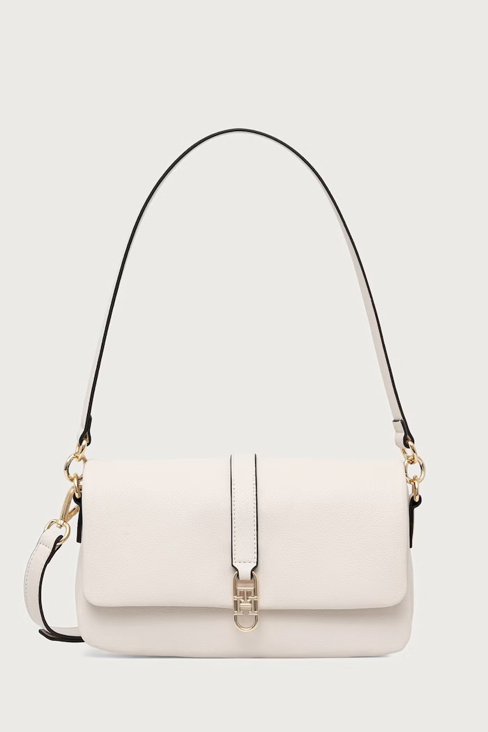 Tommy Hilfiger Torebka crossbody damska beżowy AW0AW19195