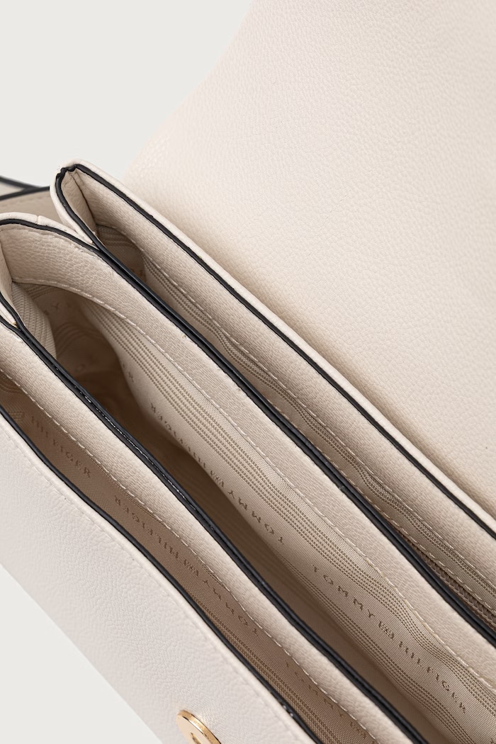 Torebka crossbody damska Tommy Hilfiger beżowy AW0AW19195