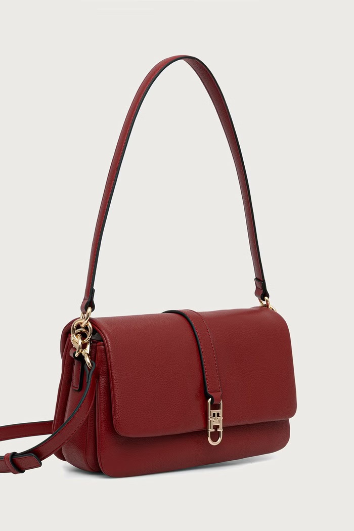 Tommy Hilfiger Torebka crossbody damska AW0AW19195 czerwony AW26