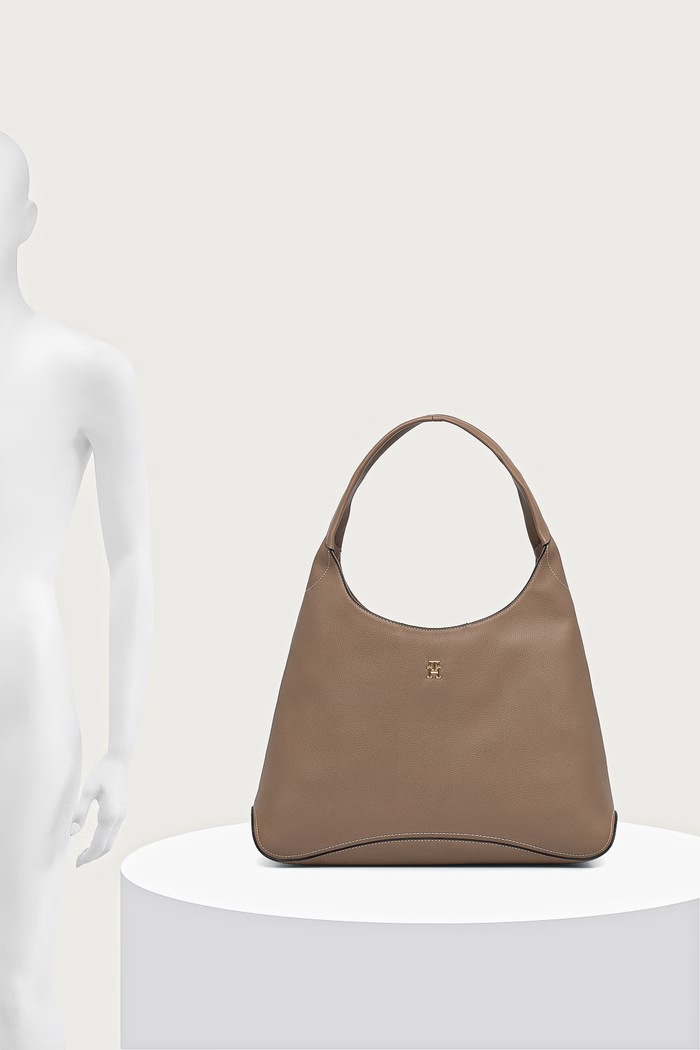 Tommy Hilfiger torebka hobo damska z imitacji skóry AW0AW19187