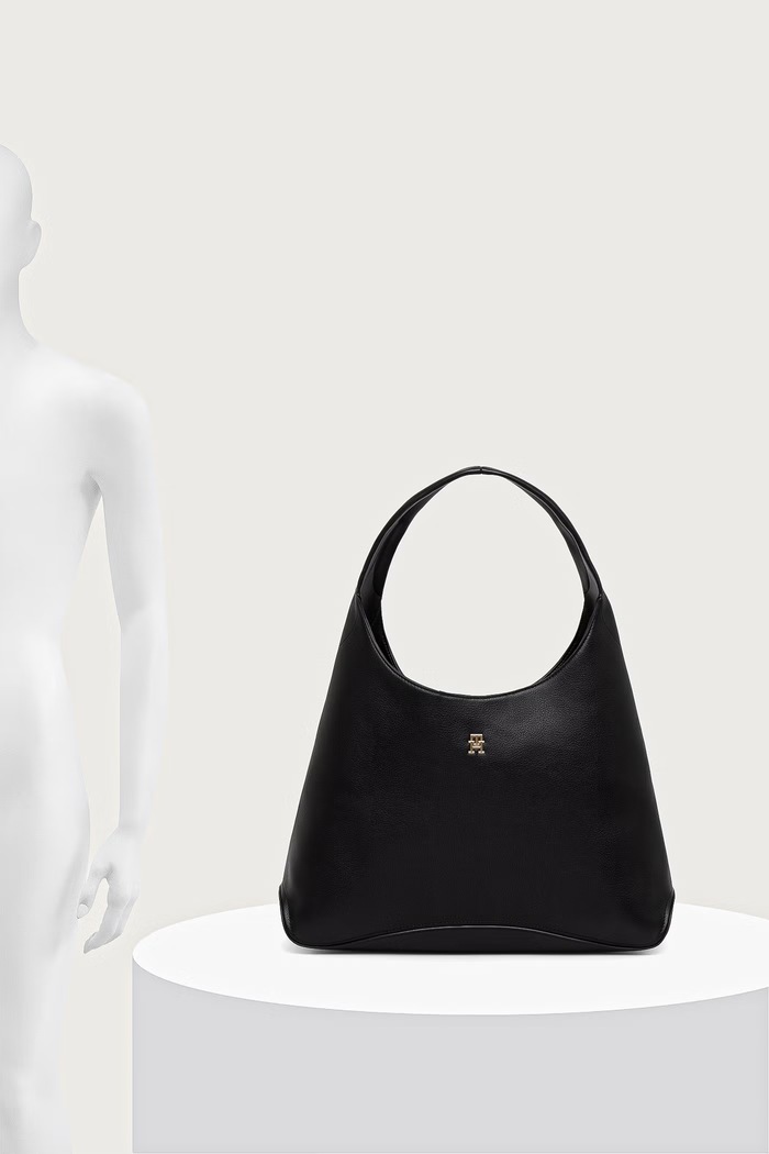 Tommy Hilfiger torebka hobo damska z imitacji skóry AW0AW19187