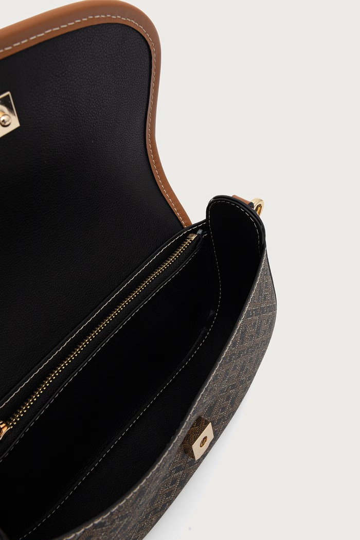 Torebka crossbody damska z imitacji skóry Tommy Hilfiger brązowy AW0AW19172